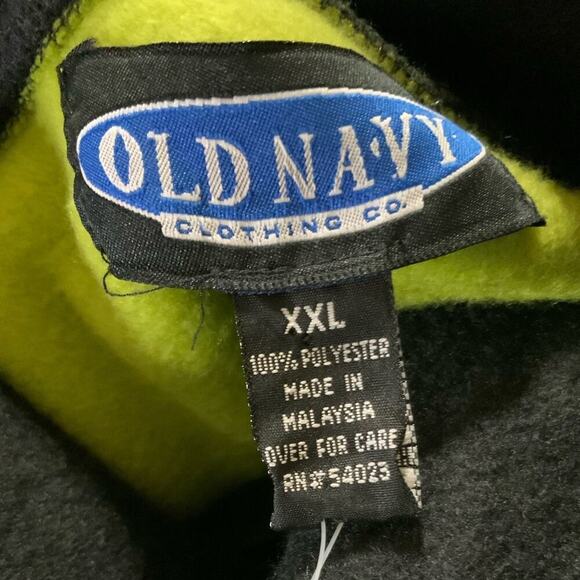 Old Navy Performance Fleece Jacket Womens XXL 1/4 Zip Pullover Neon Yellow NWT - Picture 5 of 6